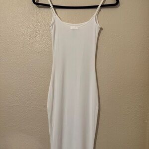 Skims Women's White and Cream Dress